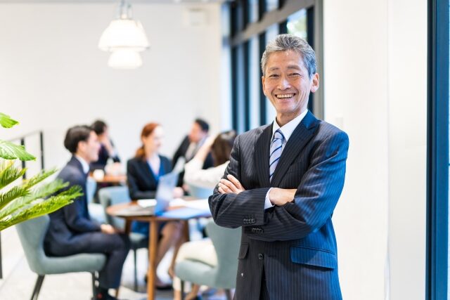 笑顔の社長
